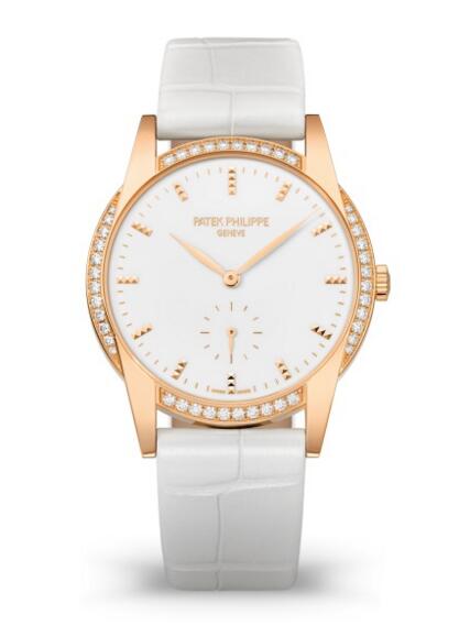 Cheap Patek Philippe Calatrava Rose Gold Diamond Ladies Watch 7122/200R-001